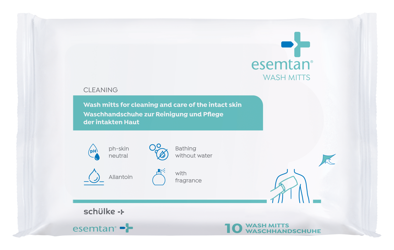 esemtan wash mitts              10 PC CS